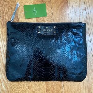 Black Kate Spade clutch